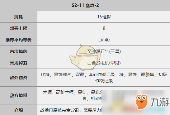 明日方舟S2-11关卡攻略