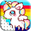 Coloring Unicorn Pixel Art  Coloring Book占内存小吗