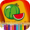 Fruits Coloring Game & Drawing Book