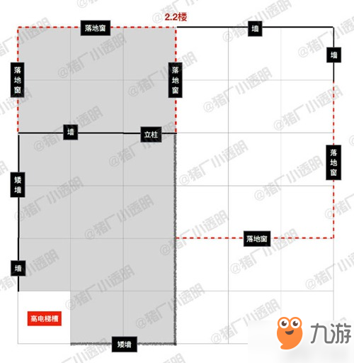 明日之后落地窗別墅設計藍圖：豪華落地窗房子平面設計圖