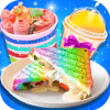 Ice Cream Rolls Maker - Rainbow Sanwich Food Stall官方下载