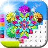 Coloring Mandala Pixel Art Book