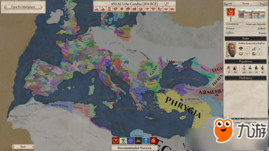《大将军罗马》国家真实地图怎么打开 国家真实地图打开方法