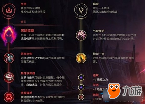 《LOL》9.10版本黑暗收割死歌介紹