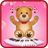 Piano Teddy Tiles  Brown Cute Bear Doll Puppet
