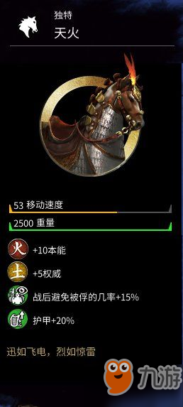 《全面战争：三国》独特坐骑大全