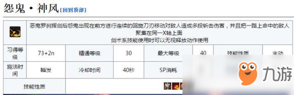 《DNF》劍影技能數(shù)據(jù)詳細(xì)介紹