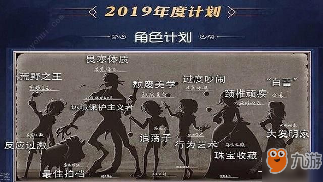 第五人格2019年度計(jì)劃新角色 2019年度計(jì)劃內(nèi)容匯總