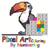 pixel art coloring by numbering