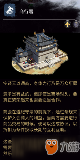 《全面戰(zhàn)爭(zhēng)：三國(guó)》商行署相關(guān)介紹