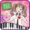 Manga Piano School Tiles Anime  Love Heart Girls