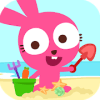 Purple Pink Summer Beach-Kids Party Education App占内存小吗