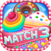 Candy Cakes  match 3 game with sweet cupcakes