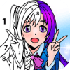 Anime Color by Number  Anime Coloring Bookiphone版下载