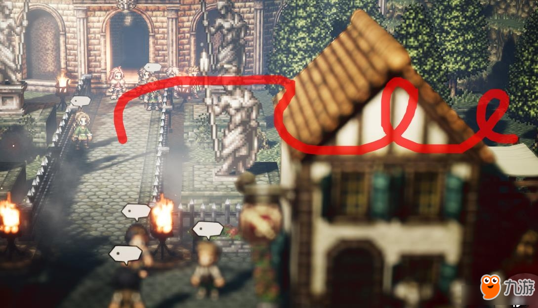 八方旅人进入维克塔霍洛胜利山谷隐藏道具点的方法