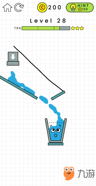 快樂(lè)玻璃杯第28關(guān)怎么玩