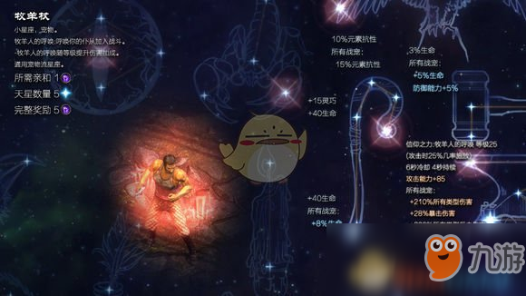 《恐怖黎明》星座牧羊杖属性详解