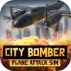 City Bomber Plane Attack Sim 2019