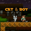 Cat And Boy