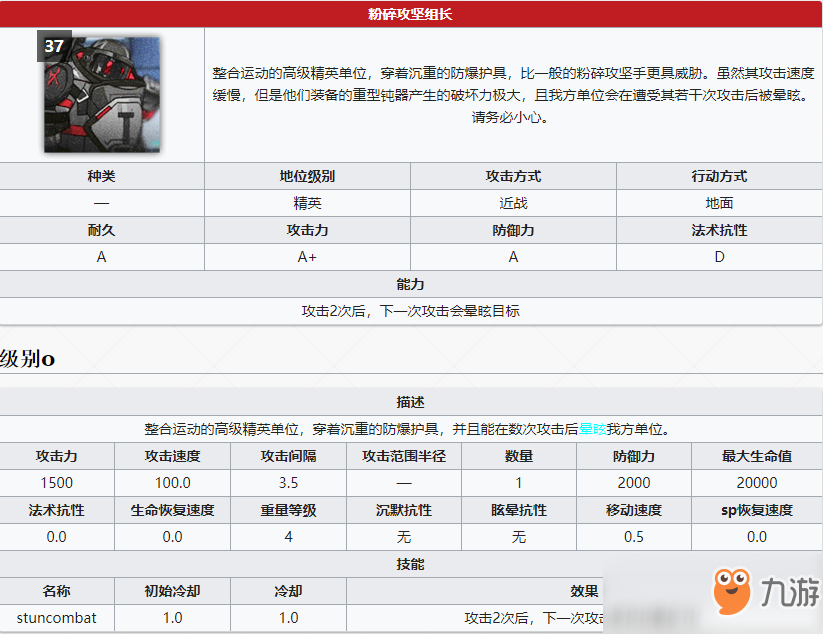 《明日方舟》新敌人「粉碎攻坚组长」介绍