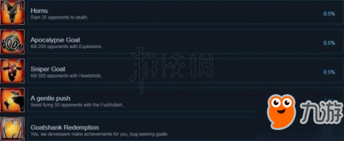 使命山羊全成就解鎖條件匯總大全