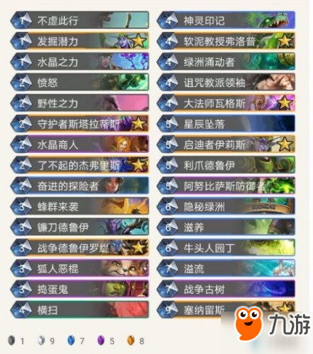 2019炉石传说8月8日标准乱斗角斗场12胜卡组推荐