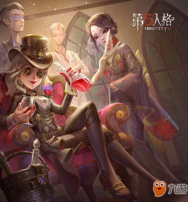 第五人格紅蝶血扇皮膚展示