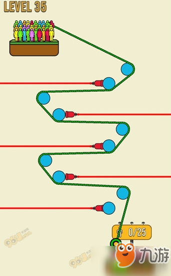 Rope Rescue35关攻略