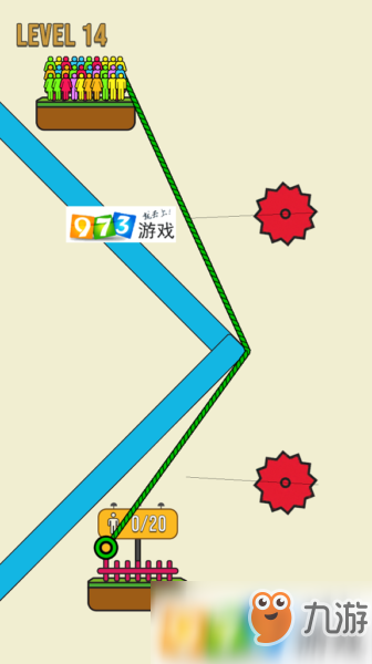 繩索救援第14關(guān)怎么過 第14關(guān)圖文通關(guān)攻略