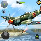 WW2 Naval Gunner Battle Air Strike: Free War Games