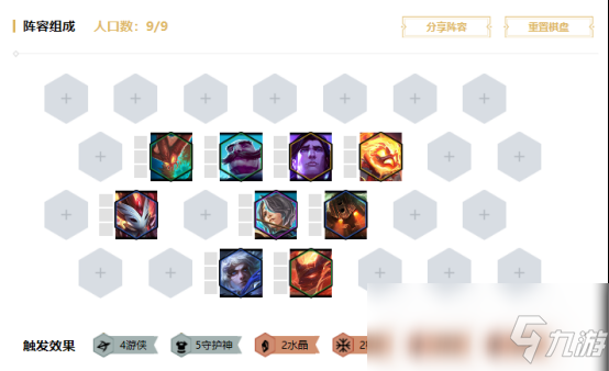 《LOL》云頂之弈10.1守護神游俠陣容