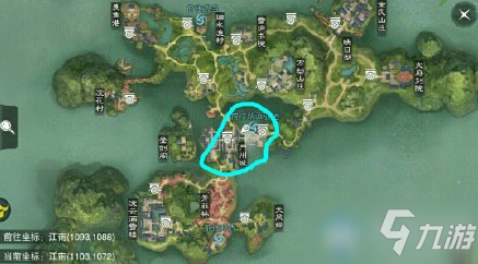 2020《一梦江湖》手游1月15日坐观万象打坐位置