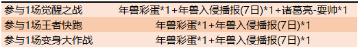 王者荣耀年兽入侵活动内容奖励 王者荣耀年兽入侵活动详情