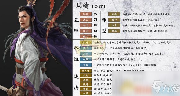 《三国志14》武将简易排名 六神武将分享