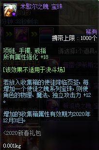 DNF2020米歇爾之魄寶珠屬性介紹