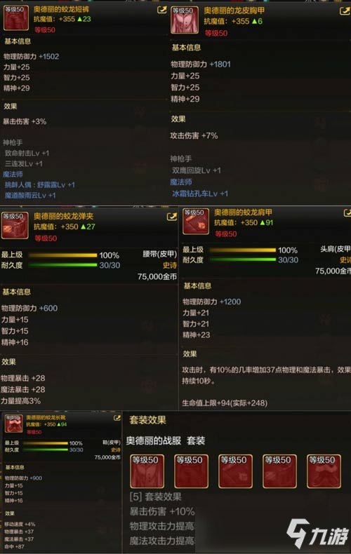 DNF手游毕业装备推荐 DNF手游各职业毕业装备解析