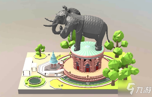 我爱拼模型泰国三象神博物馆搭建攻略