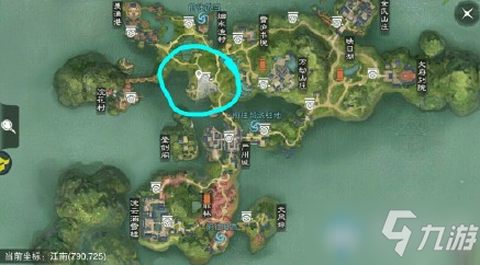 2020《一梦江湖》手游1月6日坐观万象打坐位置