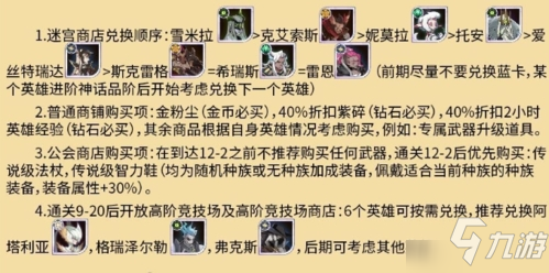 剑与远征商店平民买什么好 新手必买商品推荐