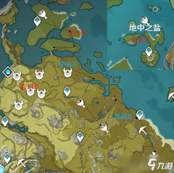 原神锄大地路线地图选择攻略