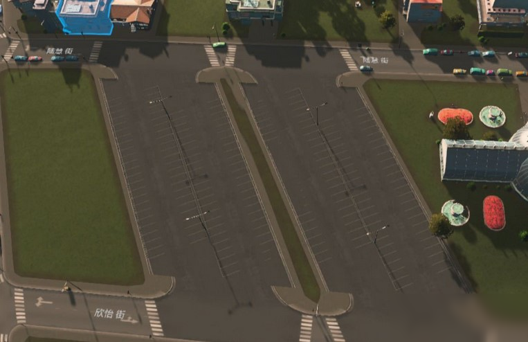 城市天际线停车场怎么建