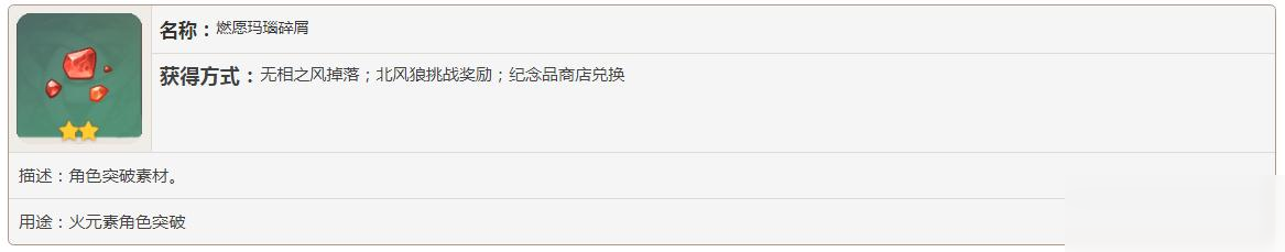 原神燃愿瑪瑙碎屑怎么獲得