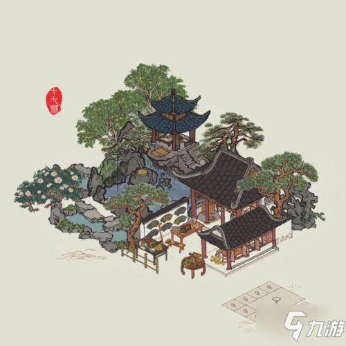 江南百景图折扇作坊布局分享