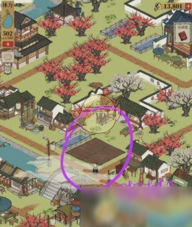 《江南百景图》财见树田位置介绍