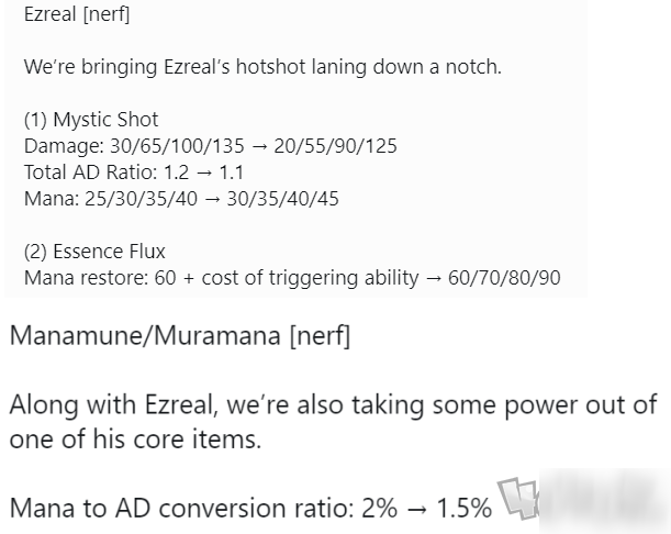 英雄聯(lián)盟手游EZ伊澤瑞爾削弱補丁上線 lol手游伊澤瑞爾削弱了哪些地方