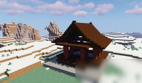《我的世界》雪山小屋搭建教程