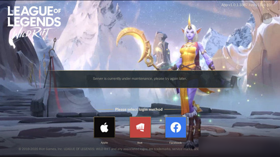 lol手游提示server is currently undermaintenance怎么辦？處理流程介紹