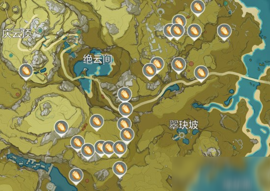 原神石珀地图位置图片