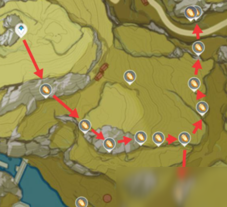 《原神》石珀采集路线图分享