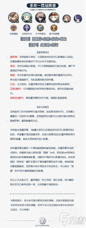 幻书启世录阵容怎么搭配？平民PVE全通阵容及战斗技巧大全